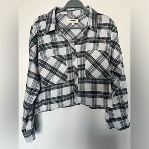 Women's Oversized Plaid Shirts Flannel Button-Down